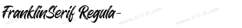 FranklinSerif Regula字体转换